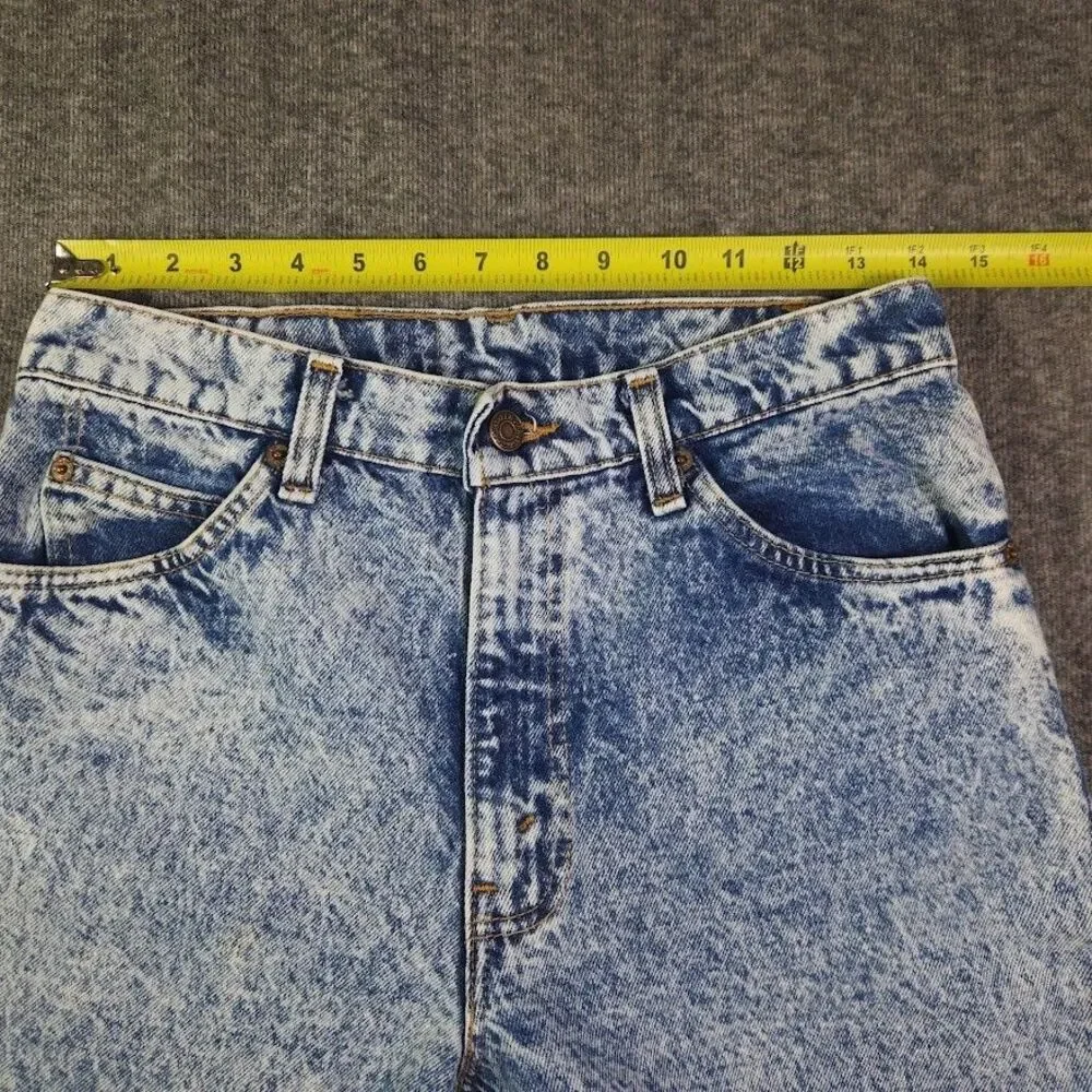 Vintage Levis 550 Acid Wash Jeans USA Made Orange Tab (Tag 31x34) Real 28x33 80s